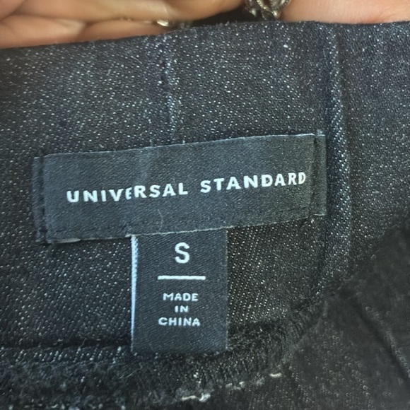 UNIVERSAL STANDARD ComfortDenim Dont Call Them Jeggings Jeans in Black Sz S - Picture 5 of 6